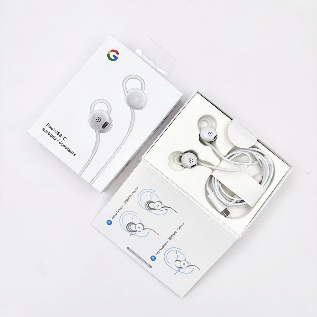 สําหรับ Google หูฟัง USB Type C แบบมีสายในหูเพลงกีฬาชุดหูฟังพร้อมไมโครโฟนสําหรับ Google Pixel 10 9 8