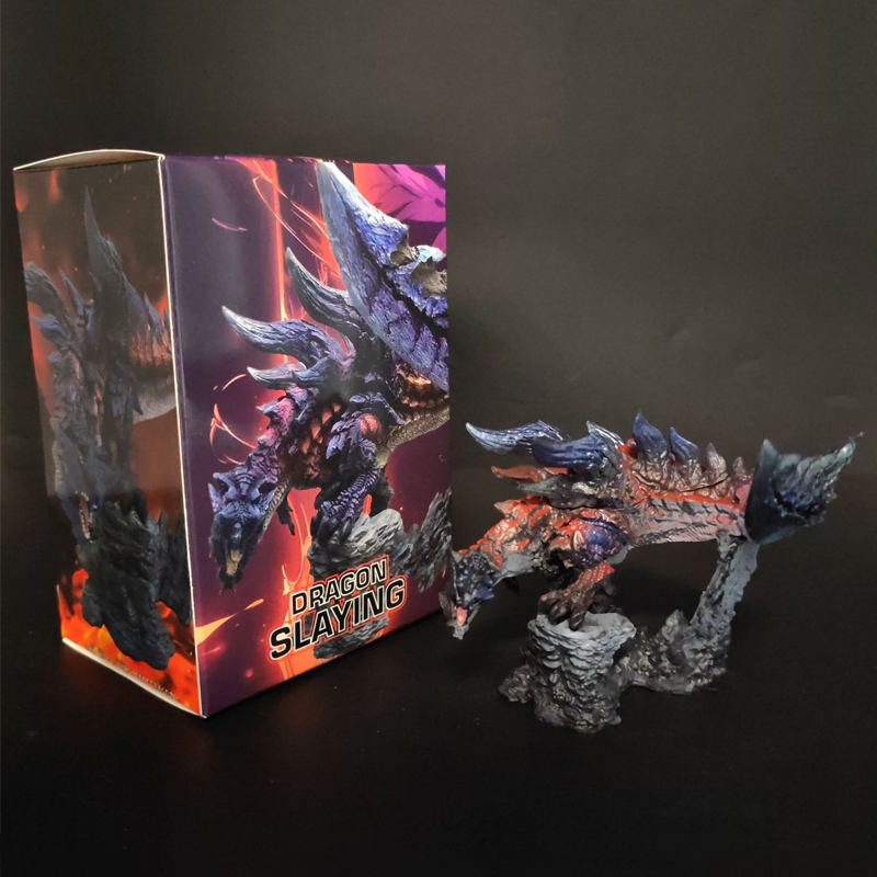 8ซม.ญี่ปุ่นเกมMonster Hunter: รูปWorld Brute Wyvern Glavenus Dinovaldo PVC Actionรูปปั้นคอลเลกชันตกแต่งตุ๊กตาของเล่น