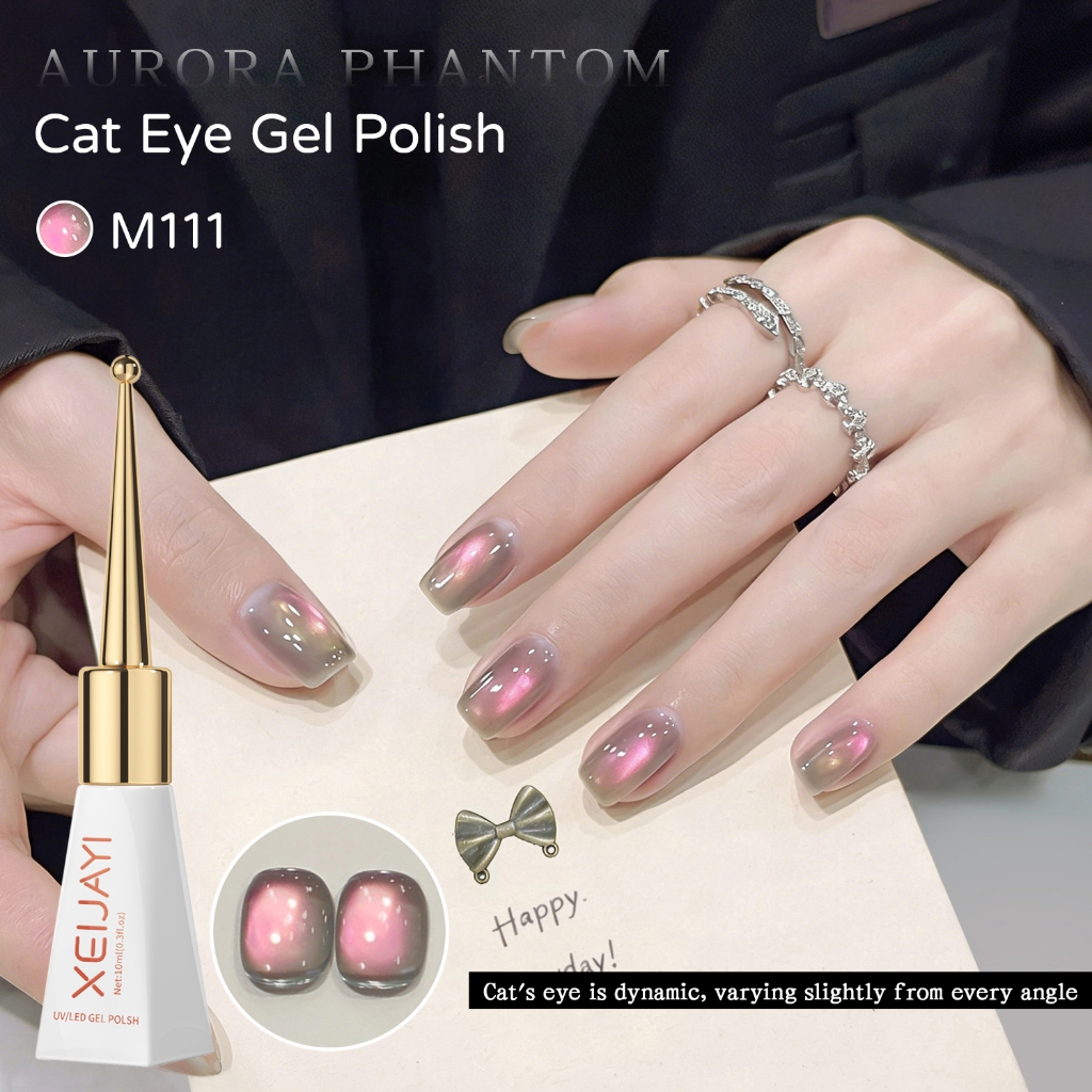 XEIJAYI 15ML-สไตล์ใหม่น้ําแข็งแป้งใสCat Eye Gelยาทาเล็บ,All-Matchไวท์เทนนิ่งเล็บShop Home Dual-ใช้