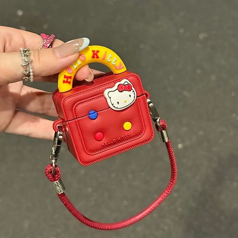ส่งจากไทย🚚airpods case 4เคส airpods 4 anc เคส airpods 3 AirPodsPro3 airpods case 3/pro/pro2 airpods 4 case น่ารัก Hello Kitty AirPods 4/3/2/1 AirPodsPro2 เคสหูฟังซิลิโคนเคสป้องกันการตกกระแทกเคสหูฟังไร้สายบลูทูธ
