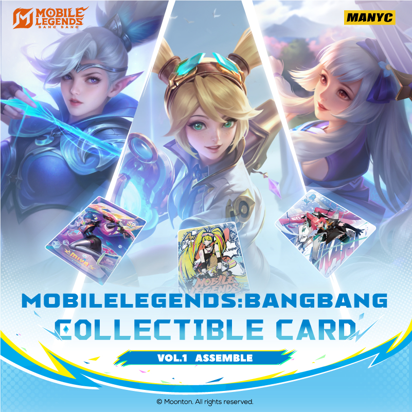 Manyc Official Mobile Legends BangBang Collectible Card Vol.1 Assembled Game Trading Card