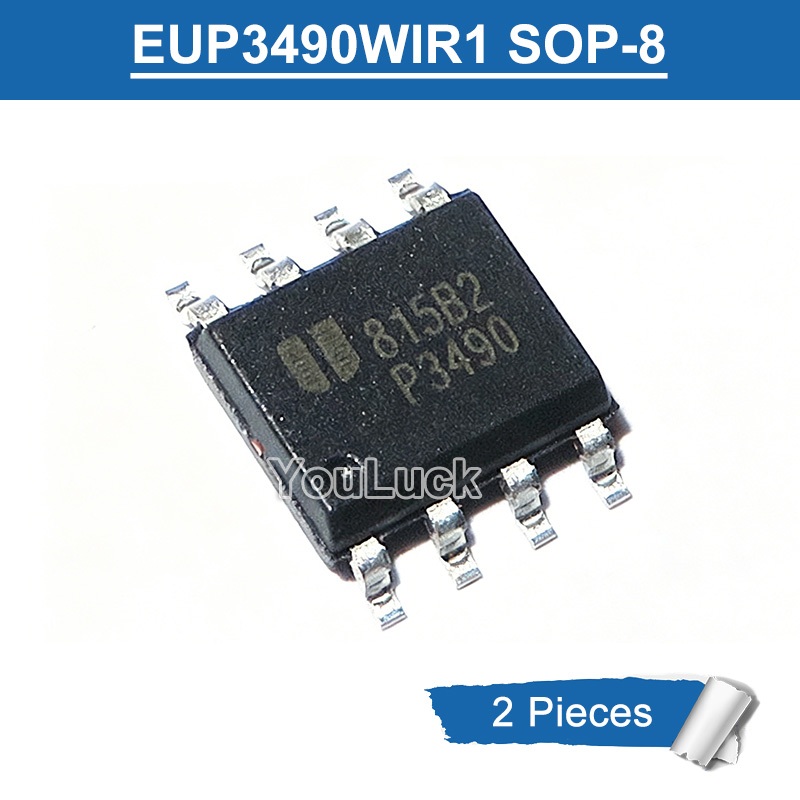 2 ชิ้น P3490 SOP-8 EUP3490WIR1 3A/40V Step-Down Converter ชิป IC ใหม่เดิม