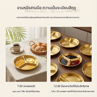 จัดส่งจากกรุงเทพฯ ถาดหลุมสแตนเลสจิ๋ว ถ้วยน้ำจิ้มขนาดเล็ก 2/3 ช่อง ทรงกลม สำหรับใส่ซอส ซูชิ 1 ชิ้น ขนาด 10/12/14ซม. ใส่พริกกระเทียมมะนาว ถาดหลุมเล็ก ถ้วยใส่เหยื่อตกกุ้ง