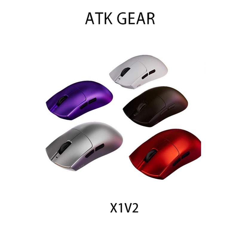 ATK GEAR Liekong X1V2 เมาส์สําหรับเล่นเกมตามหลักสรีรศาสตร์แบบใช้มือถือไร้สาย