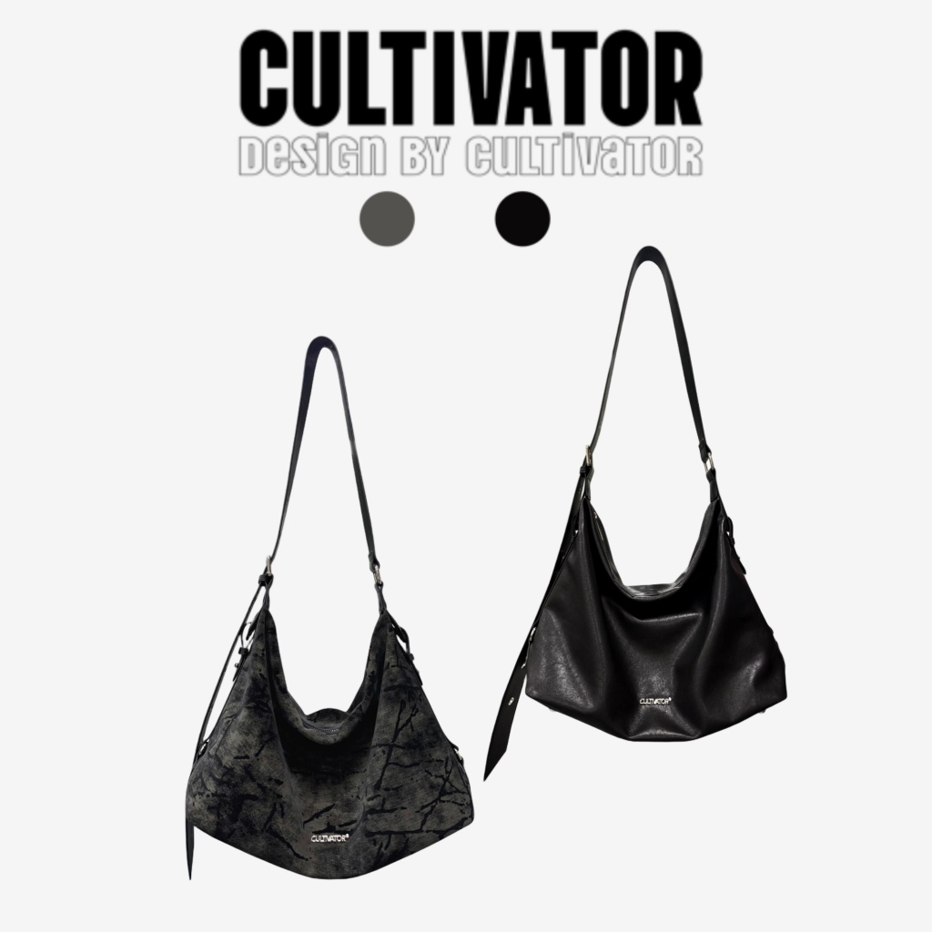 Cultivator Original Niche Design Simple All-Match Commuter Large-ความจุ Cross-Body Shoulder Tote Bag