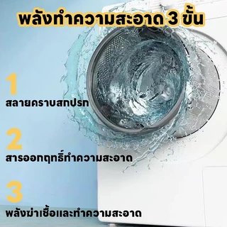 ฆ่าเชื้อ ดับกลิ่น ขวดเดียวจบ! 5in1 น้ํายาล้างเครื่องซักผ้า ล้างถังเครื่องซักผ้า 250ml ยับยั้งแบคทีเรีย 99.99%! 🔥