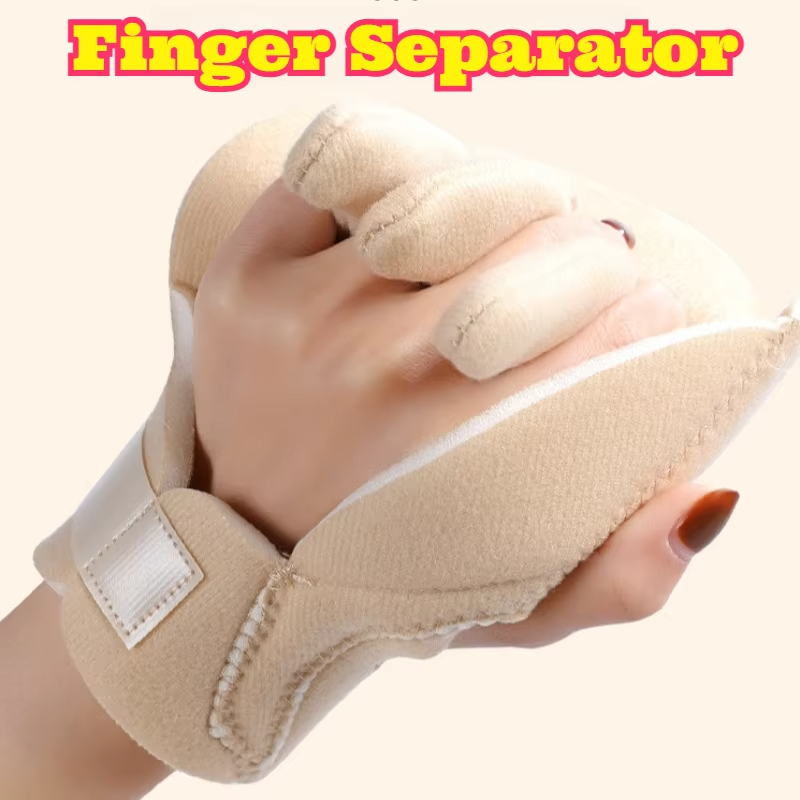 รุ่นแยกนิ้วในตัวรั้งมือสนับสนุนกระดูกข้อมือส่วนที่เหลือโรคข้ออักเสบเอ็นอักเสบฟื้นฟูมือ เบาะ