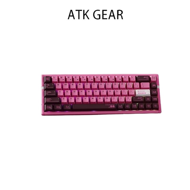ATK GEAR RS6 คีย์บอร์ดแกนแม่เหล็กสําหรับเล่นเกมอลูมิเนียม, อัตราคืน 8k, RT0.005mm, คีย์บอร์ดเกมมิ่งท
