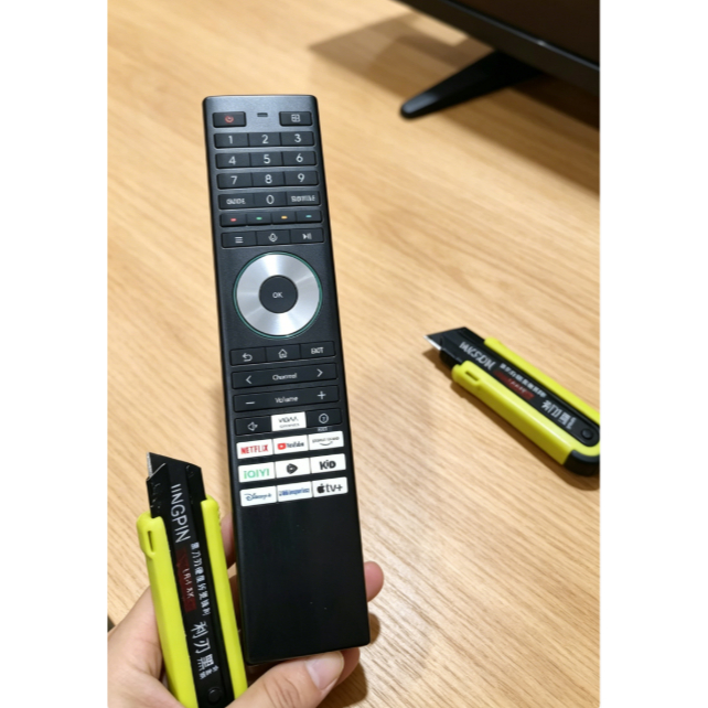 Toshiba E450RP 50/55/65/75 นิ้ว QLED Plus 4K AI TV รีโมทคอนโทรลเสียง