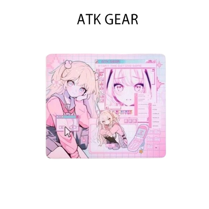 ATK GEAR Nana อะนิเมะแผ่นรองเมาส์เลื่อนที่เป็นกลางขนาดใหญ่พิเศษ