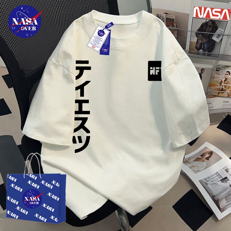 【ของพร้อมส่ง ส่งใน 24 ชั่วโมง】🔥NASA เสื้อฤดูร้อน ยูนิเซ็กส์ แขนสั้น สตรีท ลายญี่ปุ่น🎌 ทรงหลวม cool คอกลม เสื้อ YG4718