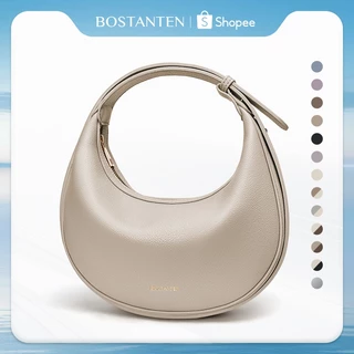 BOSTANTEN Classic Moon Bag กระเป๋าสะพายข้าง กระเป๋าถือ กระเป๋า ของขวัญสำหรับผู้หญิง