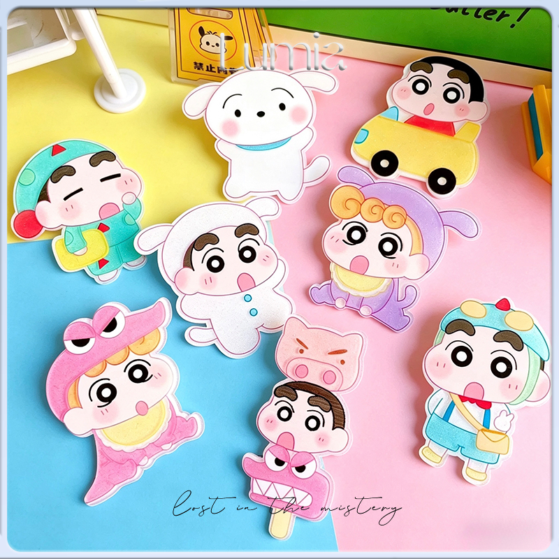 แม่เหล็กติดตู้เย็นการ์ตูนน่ารักแรงสูง 8 ชิ้น ตกแต่งตู้เย็น/อุปกรณ์สํานักงาน ขนาดมินิ