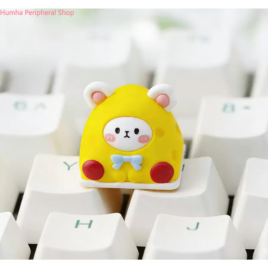 Humha artisan keycap ขนมเมาส์ keycap Hand made เรซิ่น keycap ส่วนบุคคล keycap ที่กําหนดเอง keycap คี