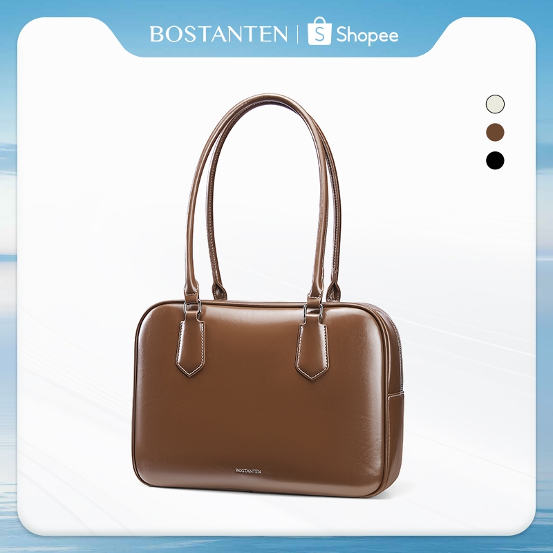 BOSTANTEN Toast Bag กระเป๋าสะพายสุภาพสตรี กระเป๋าถือเด็กผู้หญิง ความจุขนาดใหญ่