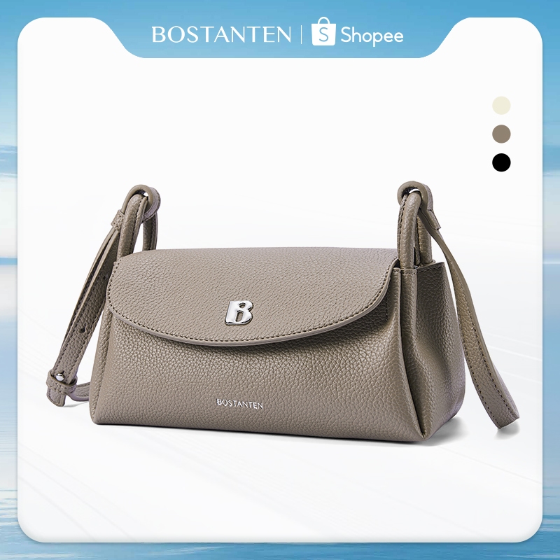 BOSTANTEN Classic Puffy Bag กระเป๋าสตรี กระเป๋าชายคา กระเป๋าสะพายไหล่เดี่ยว สไตล์เกาหลี