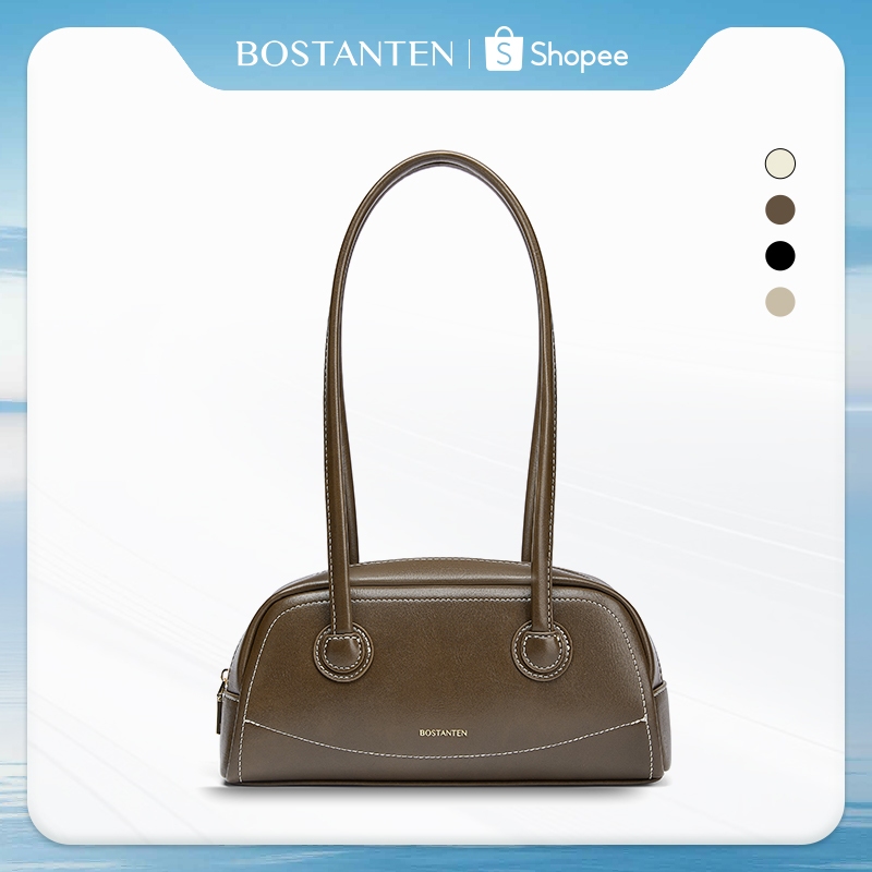BOSTANTEN กระเป๋าสตรี Renee Bag กระเป๋าสะพายไหล่ลำลองเรียบง่ายสไตล์เกาหลีความจุขนาดใหญ่กระเป๋า