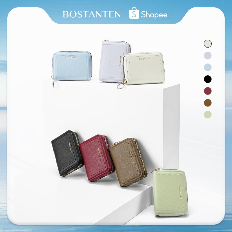 Bostanten Candy Wallet กระเป๋าสตางค์ใบเล็กผู้หญิงสีลูกกวาดพร้อมช่องใส่การ์ดหลายช่อง ใช้งานได้จริงและสะดวกสบาย มาพร้อมเชือกเส้นเล็ก
