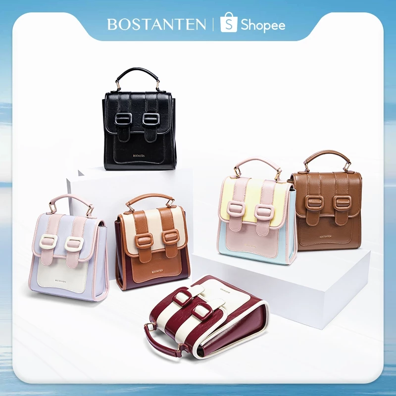 BOSTANTEN Icecream Bag กระเป๋าเป้ผู้หญิงมีความอ่อนเยาว์ น่ารัก และกระเป๋าสตรีแฟชั่น