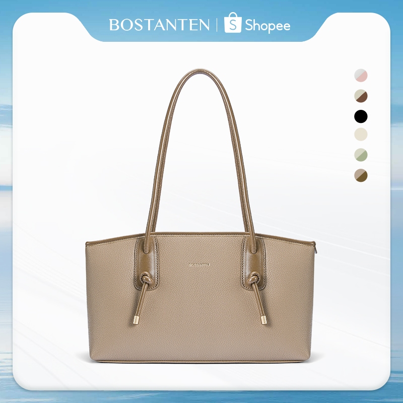 BOSTANTEN Adele Bag กระเป๋าสะพายไหล่สำหรับผู้หญิง เรียบง่ายและสง่างาม คลาสสิกและใจกว้าง
