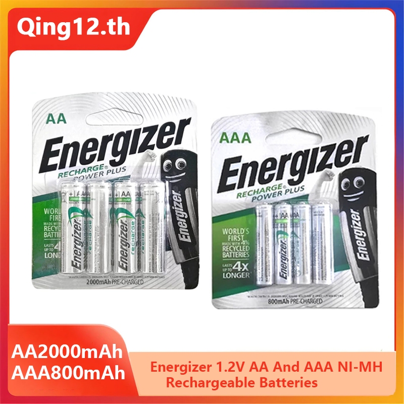 Energizer 1.2V 2000mah AA และ 800mah AAA NI-MH ถ่านชาร์จ