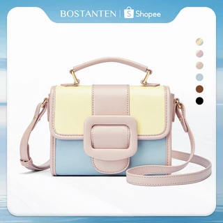 BOSTANTEN Icecream Bag กระเป๋าสะพายข้างผู้หญิง กระเป๋าถือผู้หญิง ทรงทันสมัยและเรียบง่าย