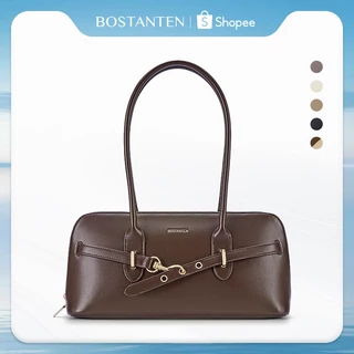 BOSTANTEN Chloe Bag กระเป๋าถือสะพายไหล่สำหรับผู้หญิง หนังพรีเมียม ดีไซน์หรูหรา ความจุขนาดกลาง ใช้งานได้ทุกโอกาส