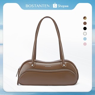 BOSTANTEN B baguette bag กระเป๋าถือสะพายไหล่สไตล์คลาสสิกสำหรับผู้หญิง ทันสมัยและอเนกประสงค์ ย้อนยุคและเรียบง่าย