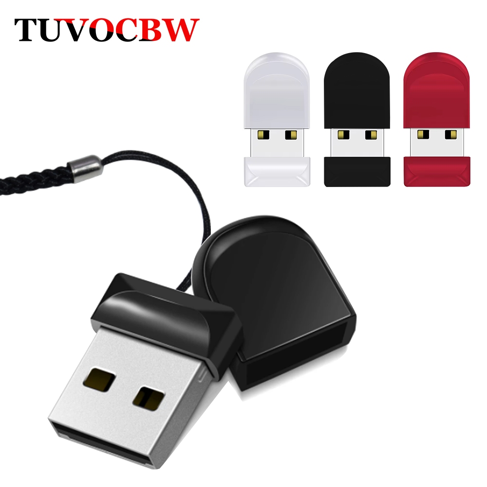 Super Mini USB แฟลชไดรฟ์กันน้ํา Pendrive 64GB 32GB 16GB 8GB 4GB ความจุจริง USB 2.0 Memory Stick Thumbdrive ราคา ถูกที่สุด ดีลบีเคเค