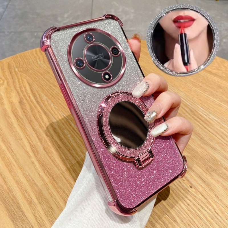 แฟชั่นกระจกยึดเคสโทรศัพท์สําหรับHUAWEI Mate 50 Pro 30 Pro 40 Pro 60 Pro 70 Pro 80 Pro Max Y9s Y9 Pri