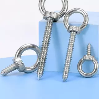 [Bestt] M4/M5/M6/M8/M10/M12 304 สกรูตาสแตนเลส, สายฟ้าตาแตะตัวเอง, แหวนตะขอสกรูแตะตัวเอง