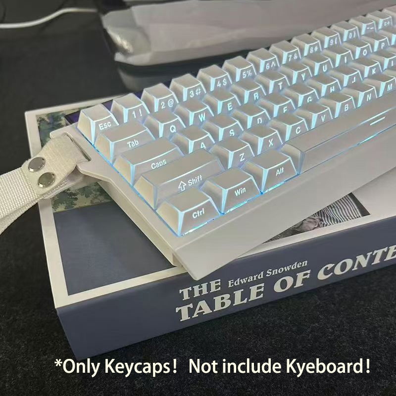 Shadow Fold Shine ผ่าน PBT Keycap Double Shot Cherry Profile Keycaps สําหรับคีย์บอร์ดแบบกลไก
