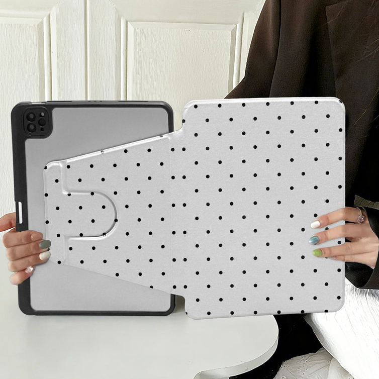 สําหรับ Lenovo Xiaoxin Pad Pro 2025 Idea Tab Pro 12.7 "อะคริลิค 360°Stand Back Cover Cute Flip Case 
