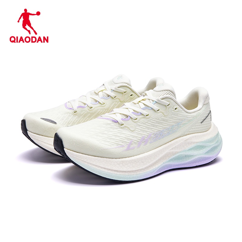 【WIDE FIT】Qiaodan LH600 2.0 รองเท้าวิ่งผู้หญิงพื้นหนาเบาะกว้าง Stable Jog Breathable QXB022263229 — صورة 2