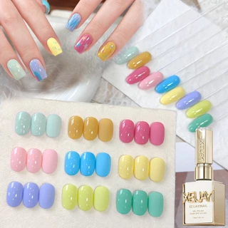 XEIJAYI 15ml-ยาทาเล็บเจลสี Macaron สไตล์ใหม่ ทนทาน เหมาะสําหรับใช้ทุกวัน
