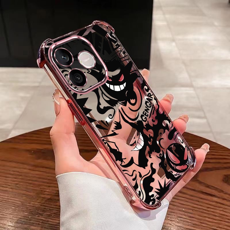 OPPO A6s 5G A6c A6t Pro OPPO A6x A6 Pro 5G Pokemon Monster Crystal Case Clear Anti-Yellowing Soft Ph