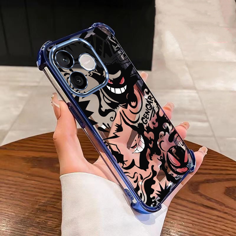 OPPO A6s 5G A6C A6t Pro Oppo A6x 5G Pokemon Monster Crystal Case Clear Anti-Yellowing Soft Phone Cas