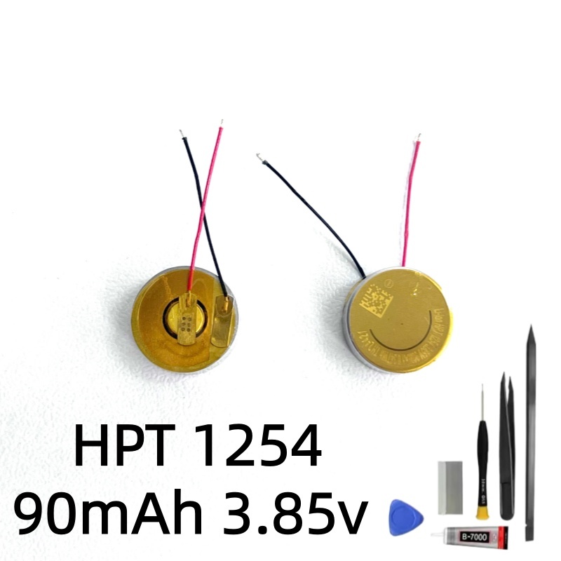 HTP1254 3.85V, 90mAh หูฟังบลูทูธเปลี่ยนแบตเตอรี่
