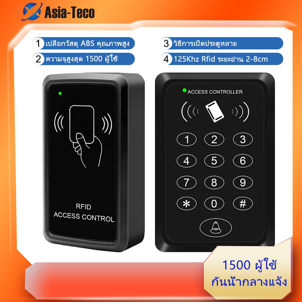 มัลติฟังก์ชั่น 125kHz RFID Keypad Access Lock – รองรับเอาต์พุต EM Card & Keypad ความจุผู้ใช้ 1,500 คน