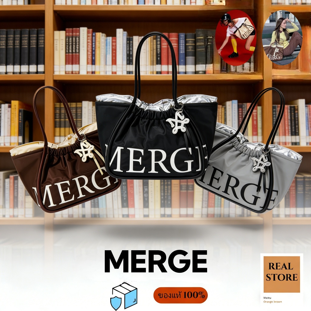 Merge A Day Bag Nylon Micro/Large กันน้ำได้ | นีลอนคุณภาพ น้ำหนักเบา ของแท้100% พร้อมส่ง