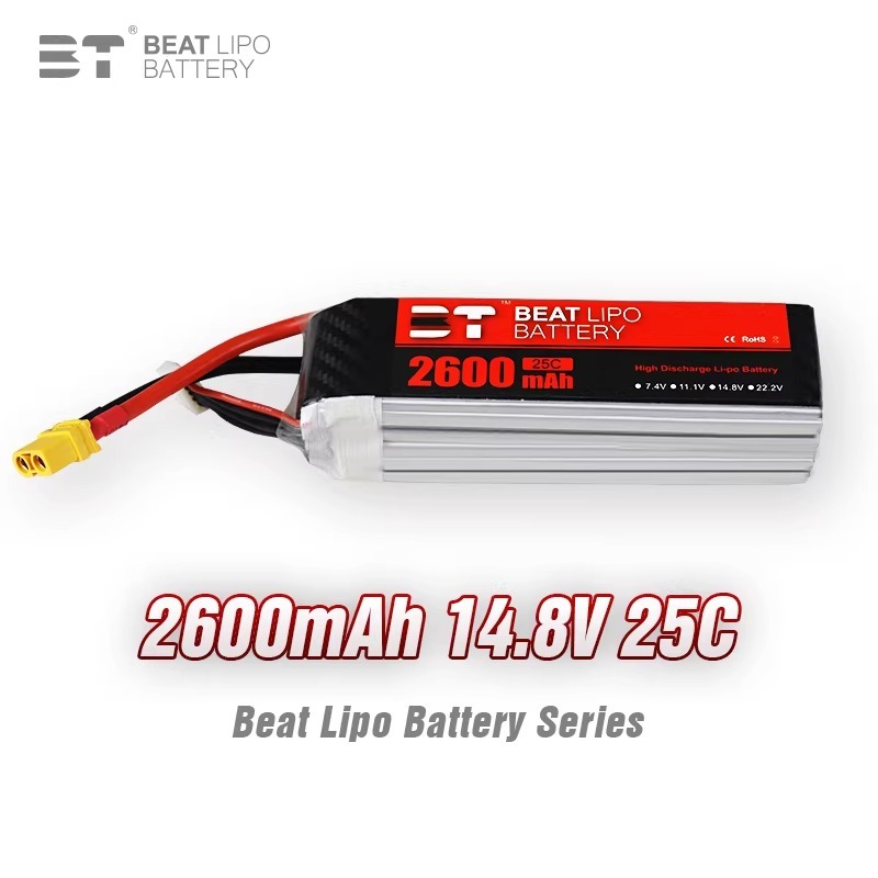 BT BEAT 2600mAh 35C 3S4S6S รุ่นกําลังขยายสูงอุปกรณ์เสริมเครื่องบิน