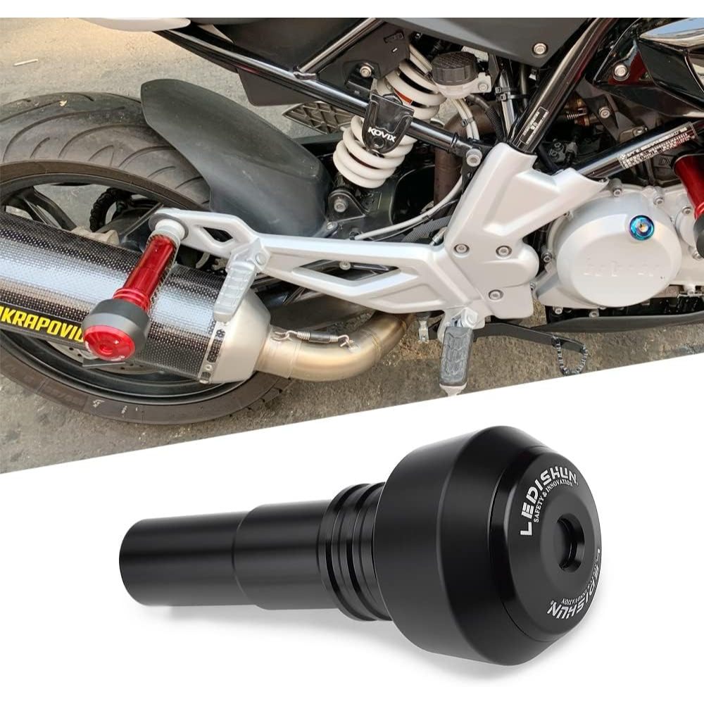 อุปกรณ์เสริมFalling Exhaust Slider Crash pad Slider ใช้งานร่วมกับ Yamaha YZF R15 V2 V3 V4,MT-03 MT03