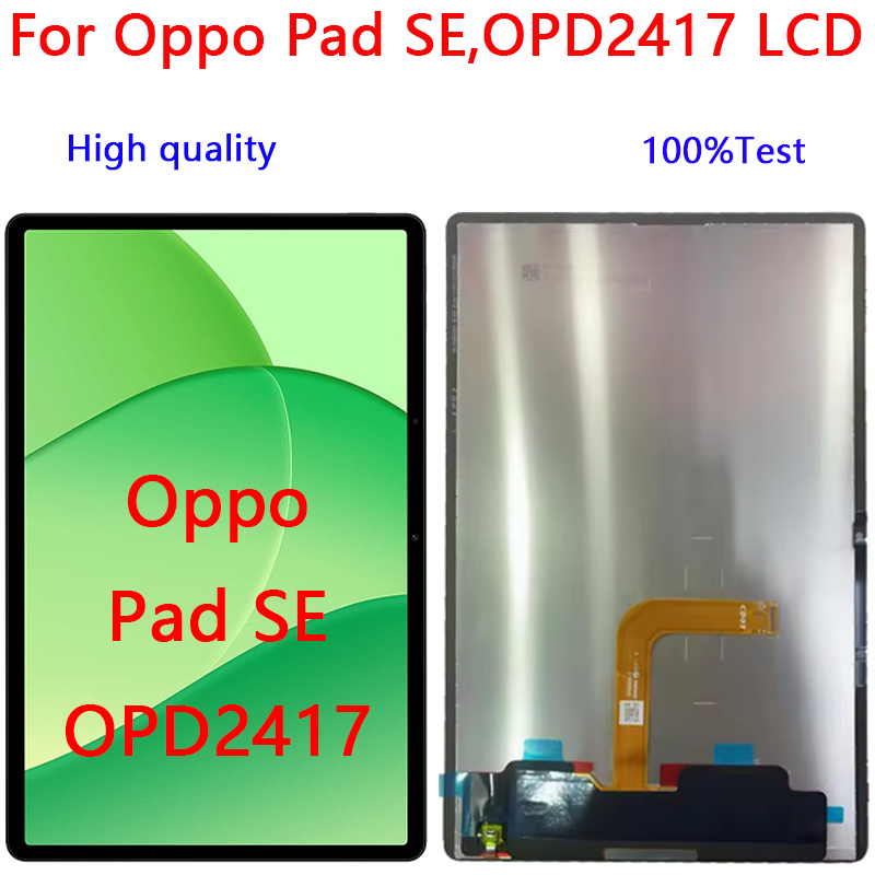 สําหรับ Oppo Pad SE OPD2417 จอแสดงผล LCD Touch Screen Digitizer Assembly อะไหล่