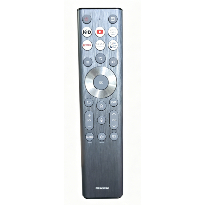 ERF6F80H รีโมทคอนโทรลสําหรับ Hisense 4K UHD สมาร์ททีวี เข้ากันได้กับรุ่น U7/U8/U6/U9 Series (55U7N ถึง 100U8N)