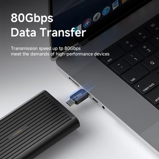 Hagibis อะแดปเตอร์ USB C USB A ถึง USB C ชายกับชาย Conventer ชาร์จสําหรับ iPhone17 Pro แล็ปท็อป SSD Power Bank หูฟัง