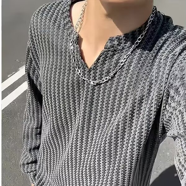 เสื้อแขนยาวแฟชั่นใหม่สำหรับฤดูใบไม้ร่วงและฤดูหนาว