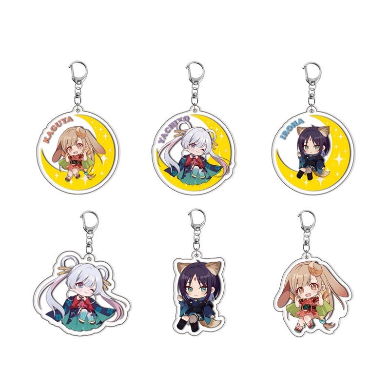 อะนิเมะ Cosmic Princess Kaguya! Sayaka Saagi อะคริลิคจี้พวงกุญแจพวงกุญแจคอลเลกชันคอสเพลย์ของขวัญ