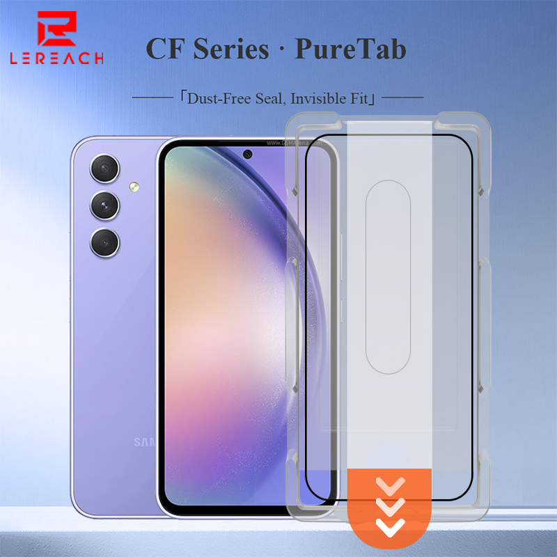 Lereach 1 ~ 2 PCS 9H กระจกนิรภัยสําหรับ Samsung Galaxy A54 A57 A56 A55 A37 A36 A35 A27 A26 A25 A17 A16 A15 A07 A06 A05 4G 5G ป้องกันหน้าจอ HD ป้องกันการระเบิด