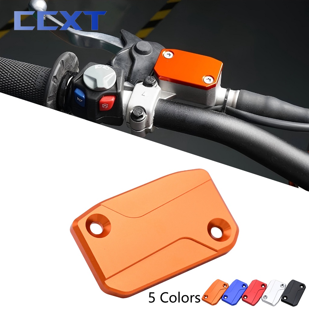 รถจักรยานยนต์ปั๊มเบรคหน้าอ่างเก็บน้ําฝาครอบสําหรับ KTM XC XCW XCF EXCF SX SXF TPI 125 150 250 300 350 400 450 500 525