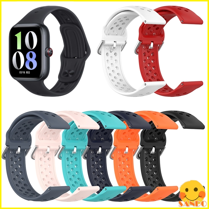 Vivo Watch GT Cloud White Summer Black สายนาฬิกาซิลิโคนสีดํา vivo Watch GT สายรัดข้อมือซิลิโคนสีสันสดใส สายซิลิโคนอ่อนนุ่ม vivo Watch GT Cloud White Summer Black